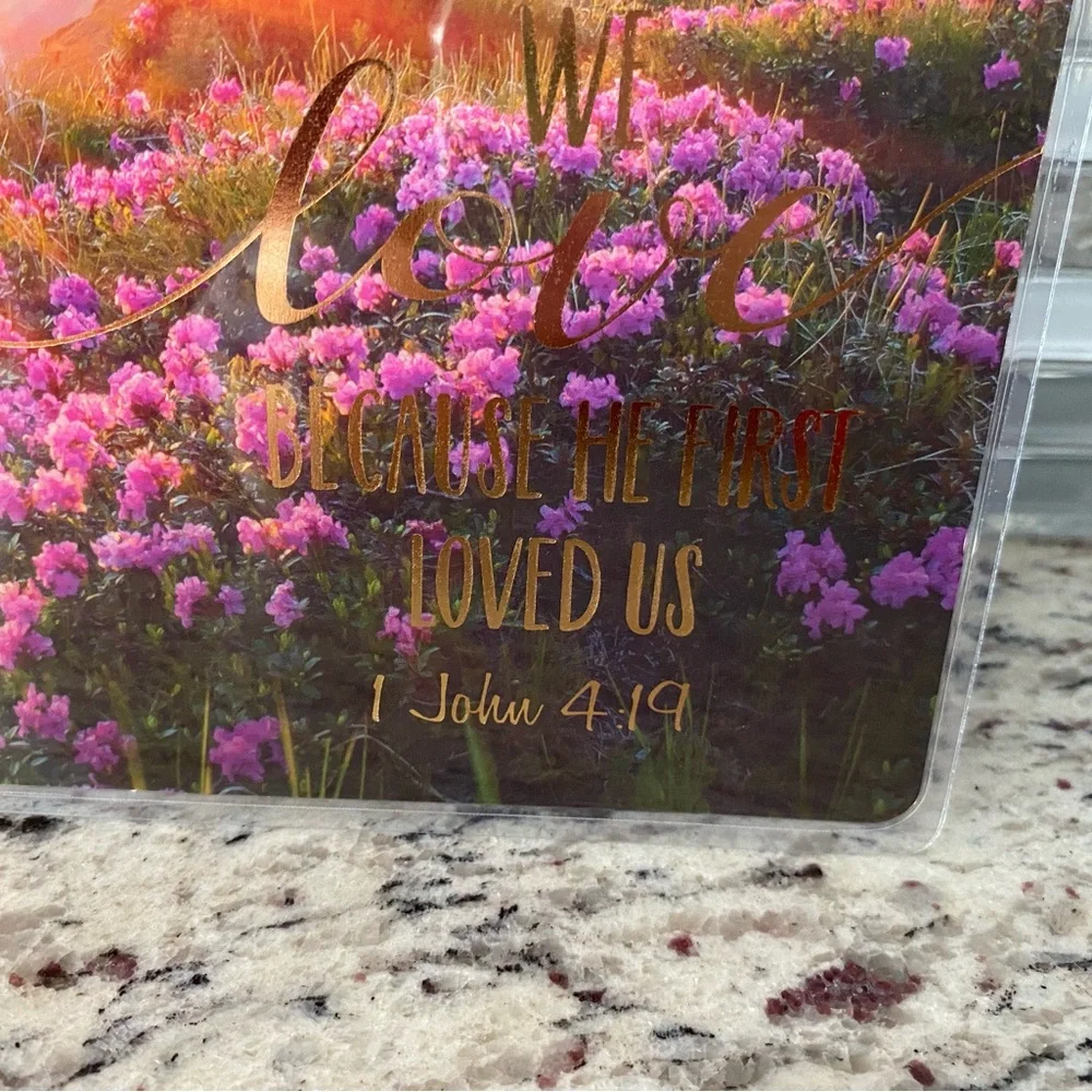 Paperhouse life planner undated 1 John 4:19 spiral bound biblical stickers